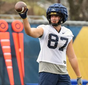 'Open by Birth': Tight end Kole Taylor looking to make an impact for WVU
